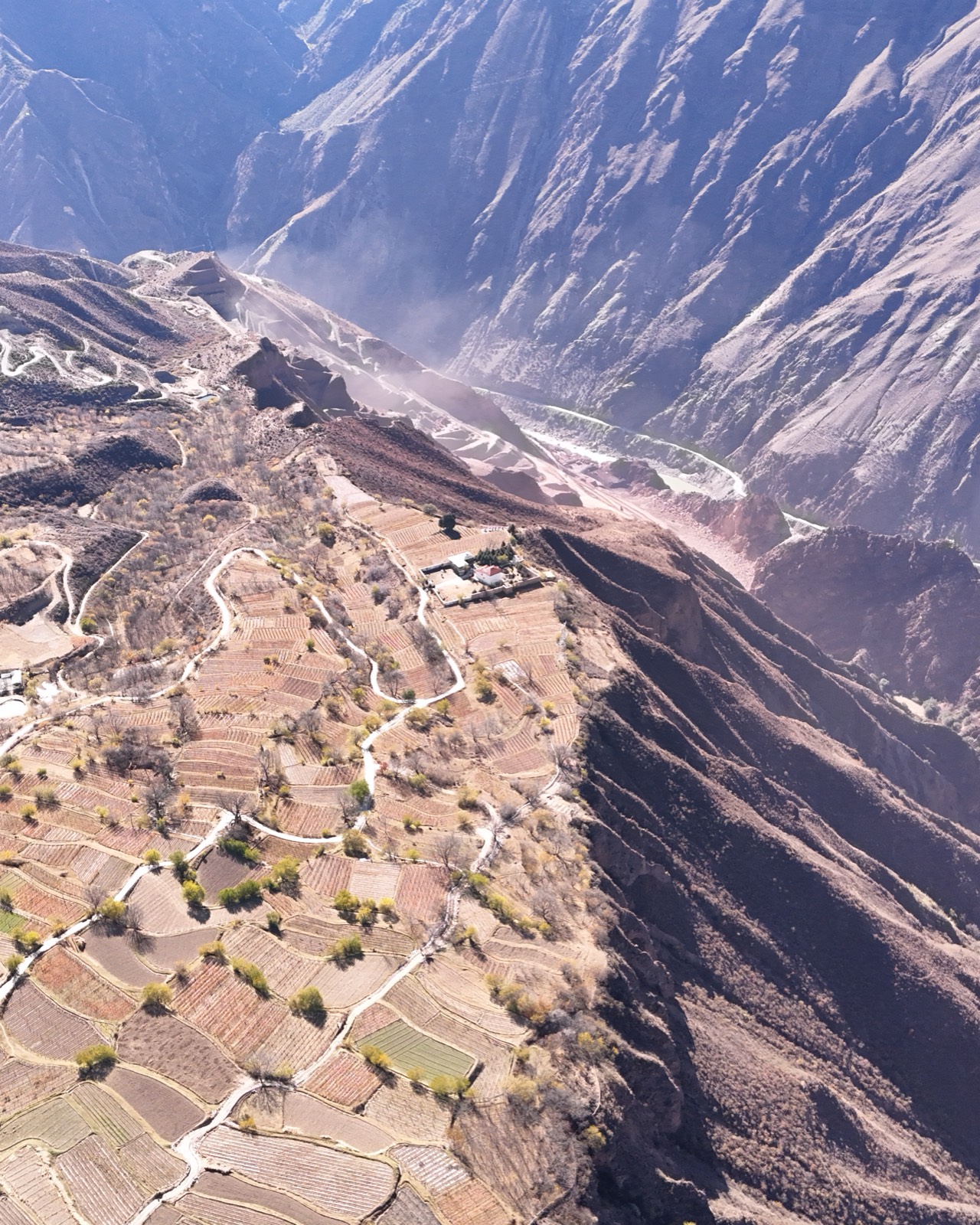 江坡葡萄园航拍 · 香格里拉梅里雪山高海拔产区